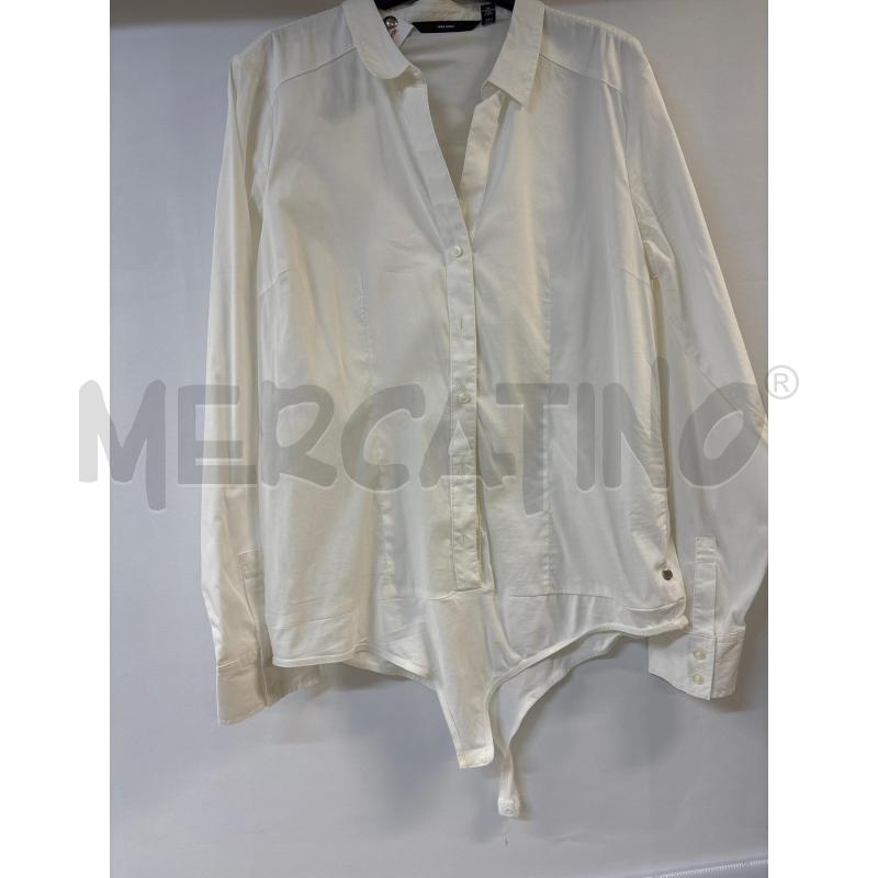 CAMICIA DONNA VERO MODA BIANCO BODY | Mercatino dell'Usato Acerra 1