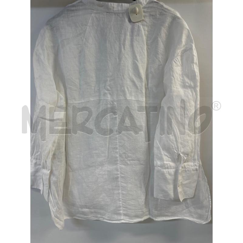 CAMICIA DONNA ZARA BIANCA 100%LINO | Mercatino dell'Usato Acerra 2