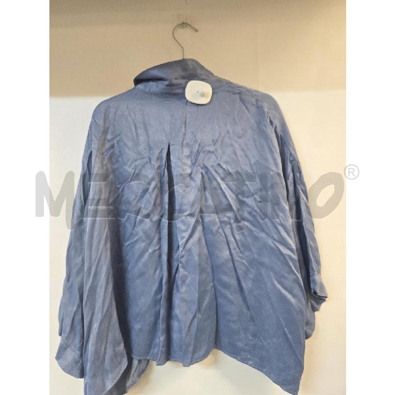 CAMICIA DONNA ZARA CELESTE LUCIDO | Mercatino dell'Usato Acerra 2