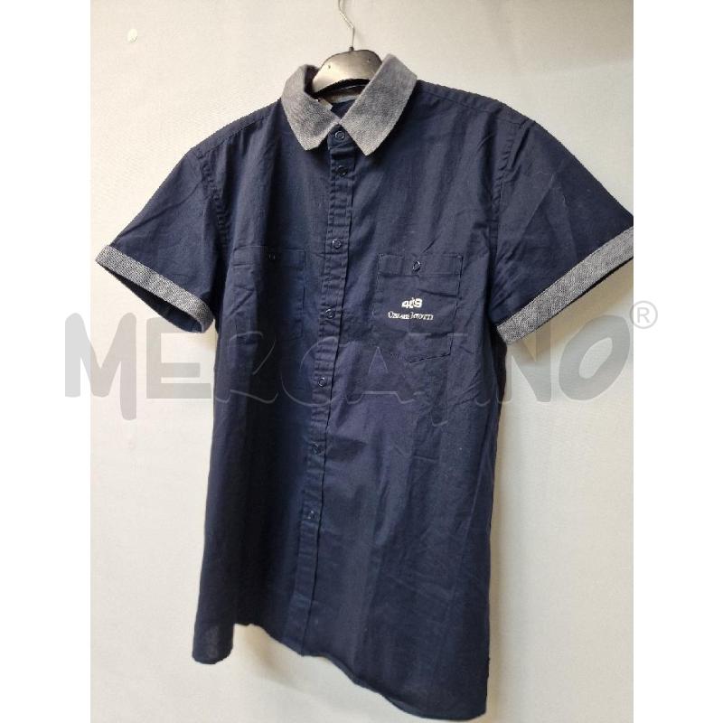 CAMICIA UOMO 4US CESARE PACIOTTI BLU | Mercatino dell'Usato Acerra 1