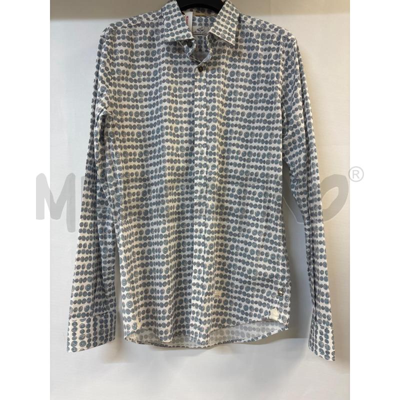 CAMICIA UOMO ALESSANDRA LAMURA BIANCO CELESTE | Mercatino dell'Usato Acerra 1
