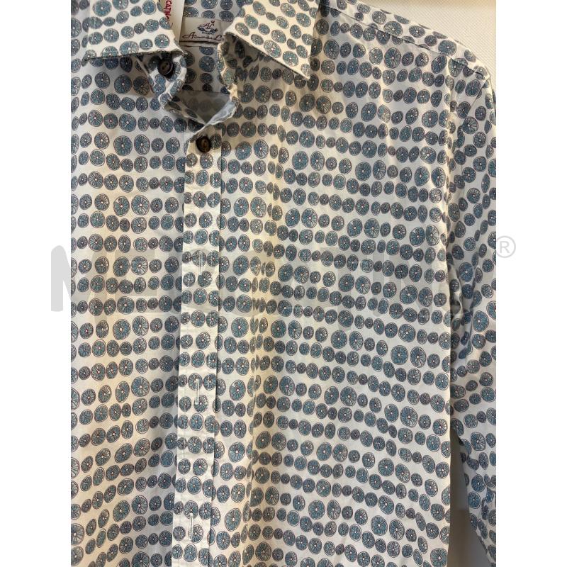 CAMICIA UOMO ALESSANDRA LAMURA BIANCO CELESTE | Mercatino dell'Usato Acerra 2