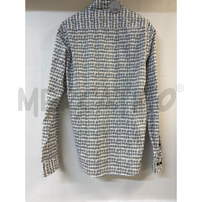 CAMICIA UOMO ALESSANDRA LAMURA BIANCO CELESTE | Mercatino dell'Usato Acerra 3