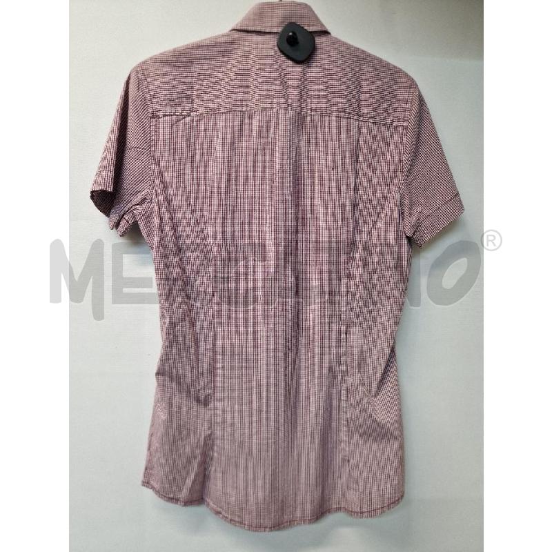 CAMICIA UOMO BIANCO QUADRI VIOLA CALVINKLEIN JEANS | Mercatino dell'Usato Acerra 2