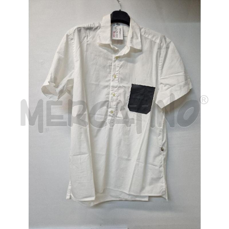 CAMICIA UOMO BIANCO TASCHINO LWBR | Mercatino dell'Usato Acerra 1