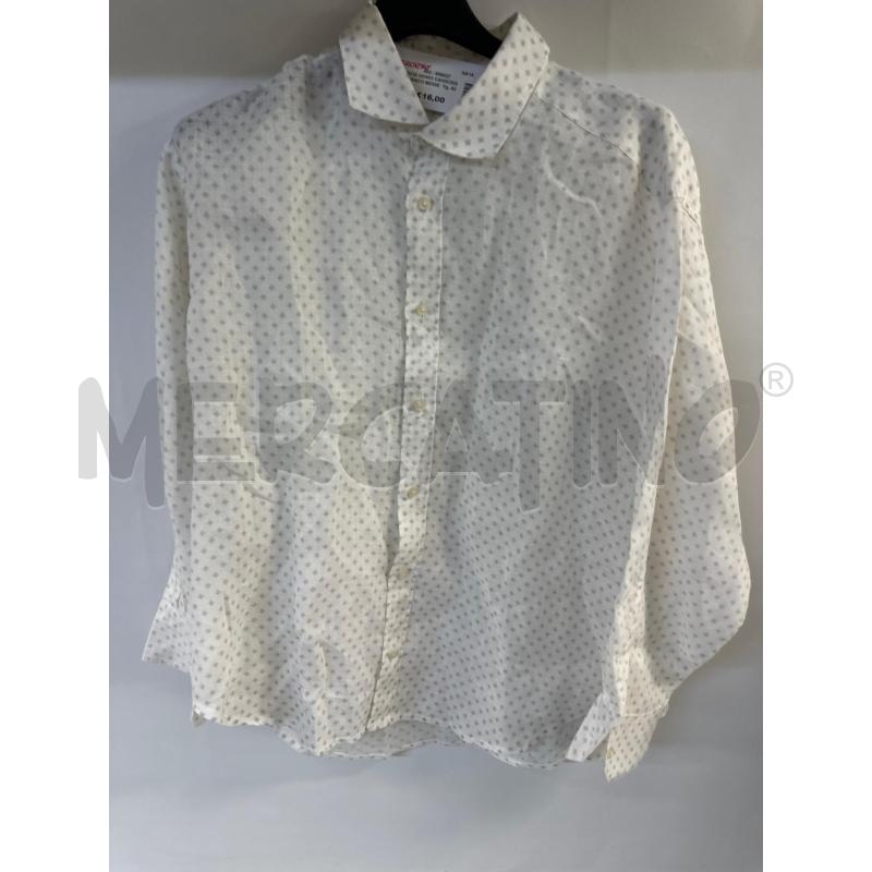 CAMICIA UOMO CAMICISSIMA BIANCO BEIGE 100%LINO | Mercatino dell'Usato Acerra 1