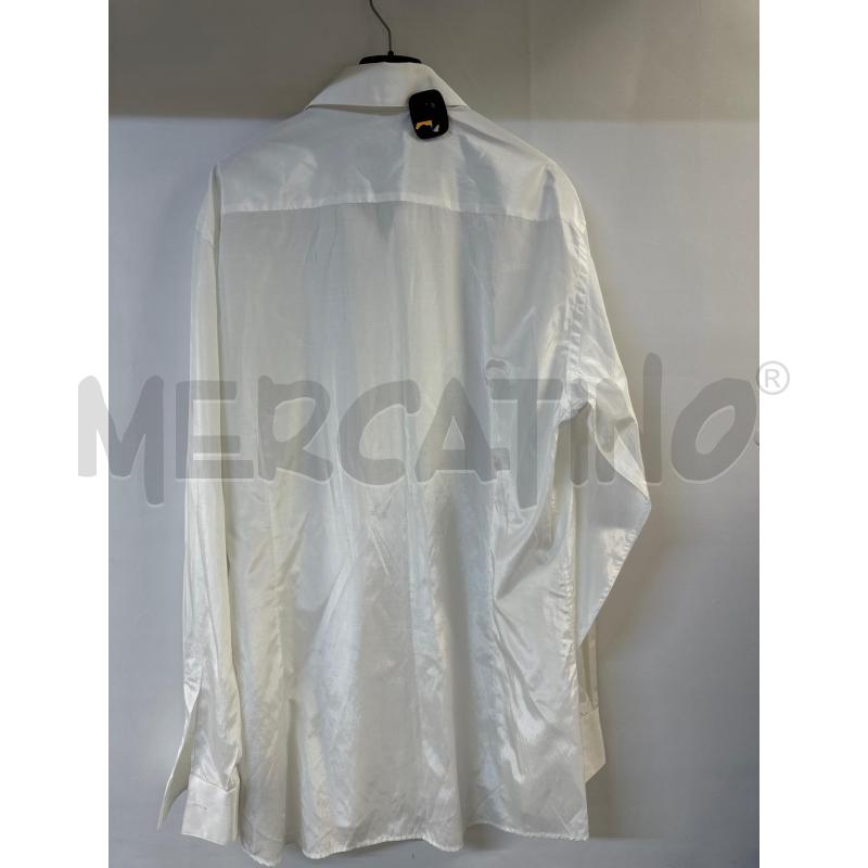 CAMICIA UOMO CARLO PIGNATELLI BIANCO LUCIDO | Mercatino dell'Usato Acerra 2