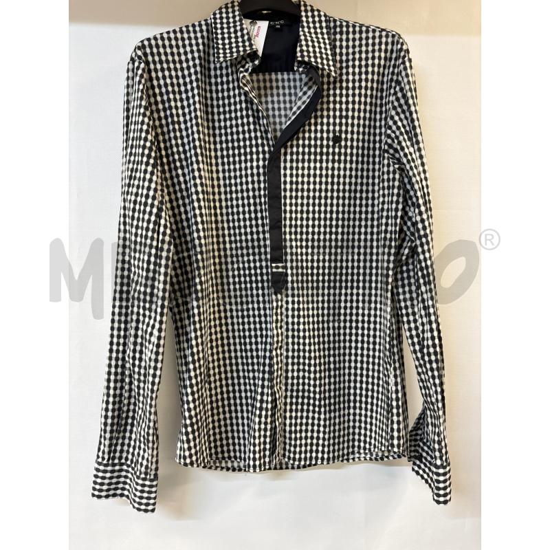 CAMICIA UOMO COSTUME NATIONAL NERO BIANCO | Mercatino dell'Usato Acerra 1