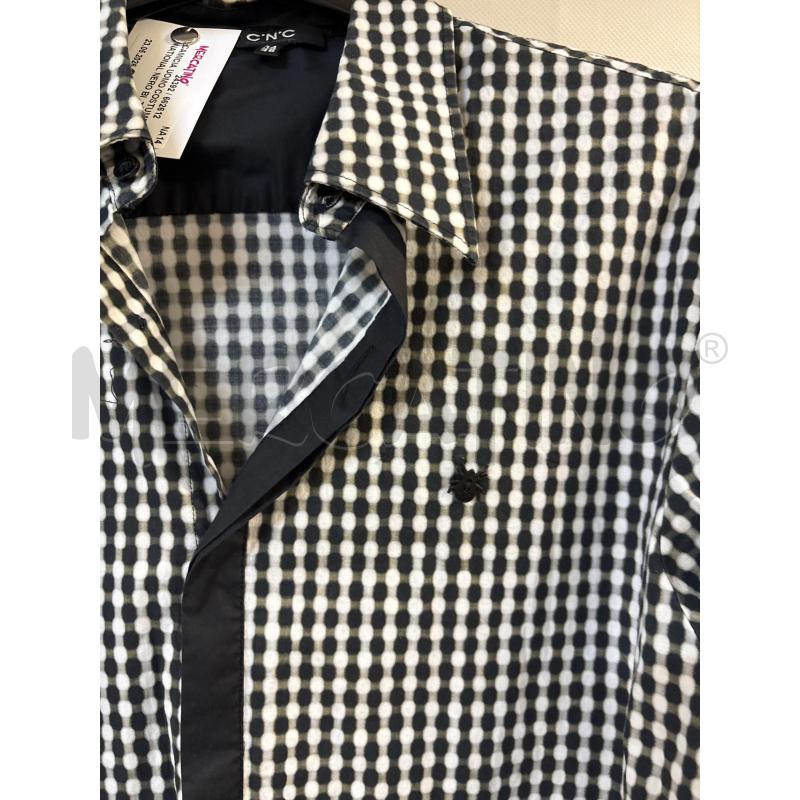 CAMICIA UOMO COSTUME NATIONAL NERO BIANCO | Mercatino dell'Usato Acerra 2