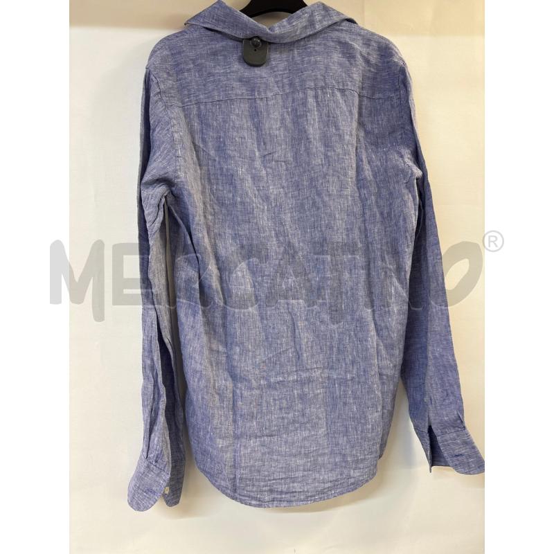 CAMICIA UOMO DOPPELGANGER BLU 100%LINO | Mercatino dell'Usato Acerra 2