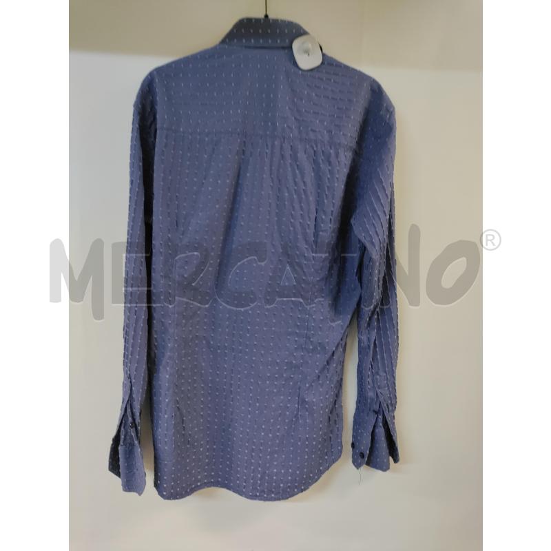 CAMICIA UOMO EREDI DEL LUCA BLU PUNTI | Mercatino dell'Usato Acerra 2