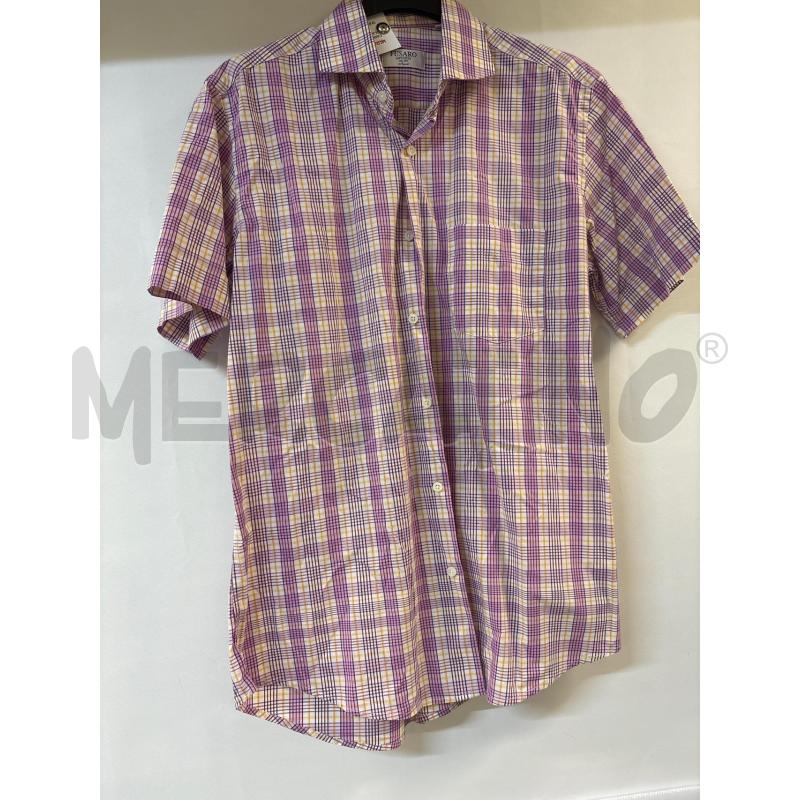 CAMICIA UOMO FUSARO VIOLA GIALLO | Mercatino dell'Usato Acerra 1