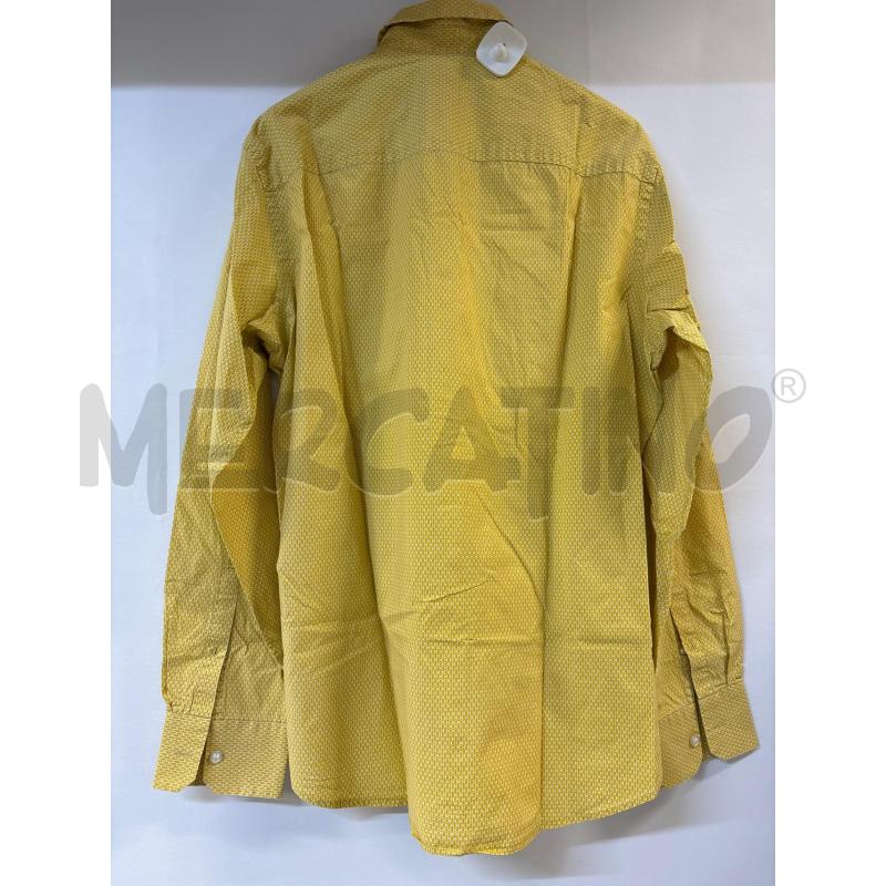 CAMICIA UOMO HARMONT&BLAINE GIALLO BIANCO | Mercatino dell'Usato Acerra 2