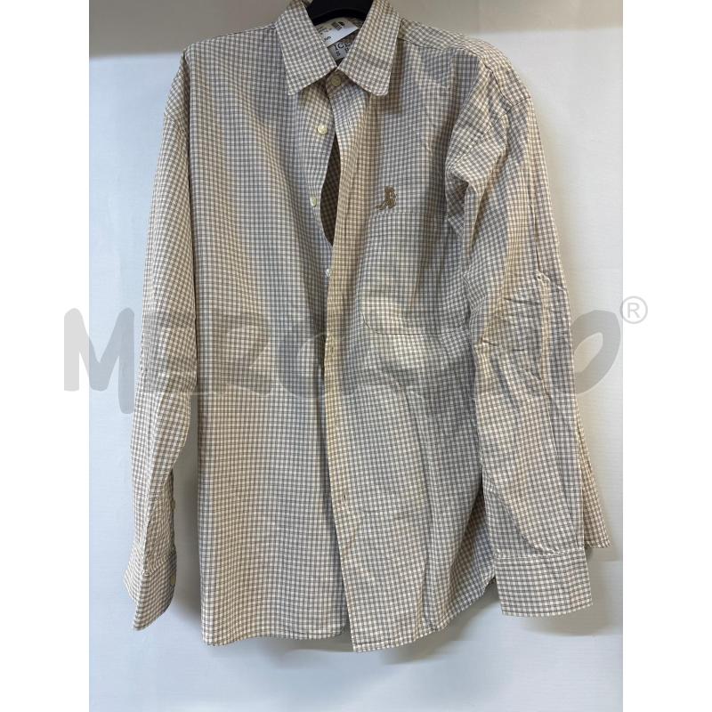 CAMICIA UOMO ICEBERG QUADRI MARRONE BEIGE | Mercatino dell'Usato Acerra 1