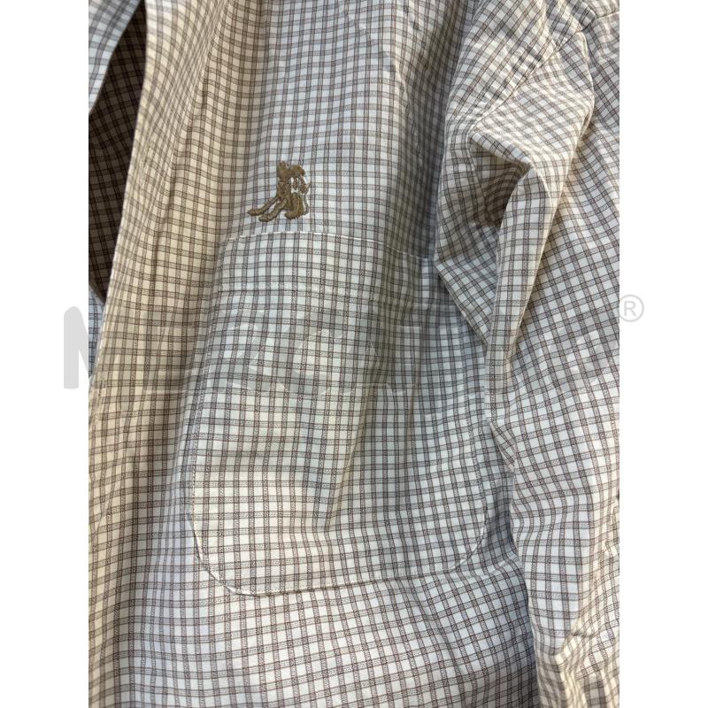 CAMICIA UOMO ICEBERG QUADRI MARRONE BEIGE | Mercatino dell'Usato Acerra 2