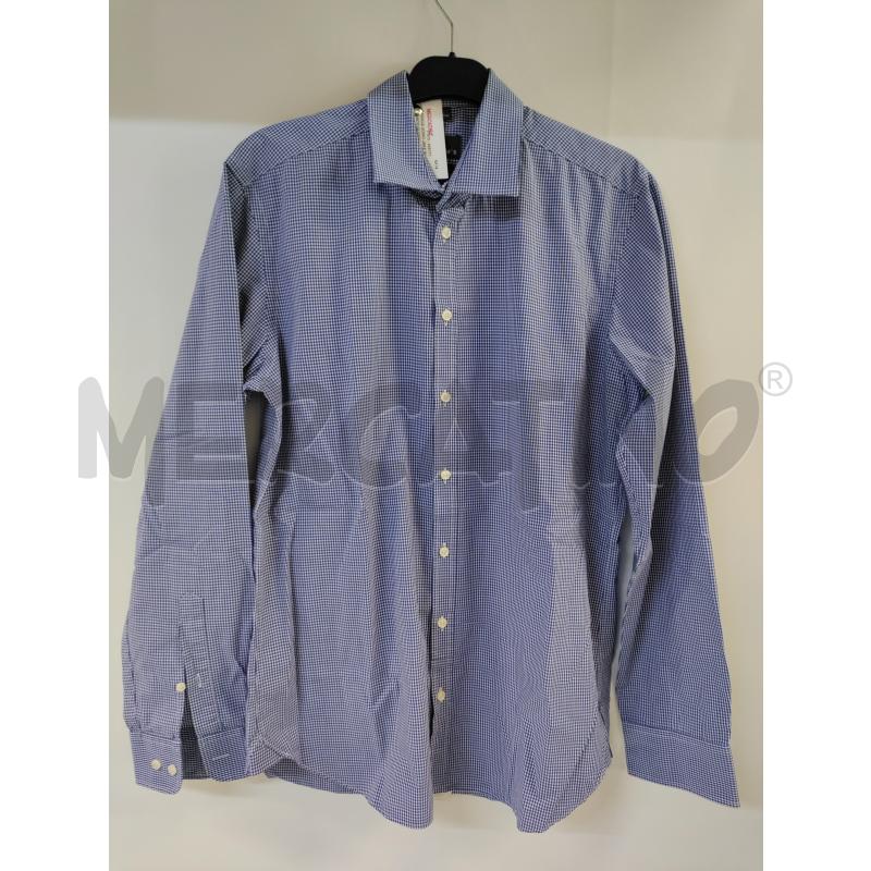 CAMICIA UOMO JAKE BLU BIANCO QUADRETTI | Mercatino dell'Usato Acerra 1