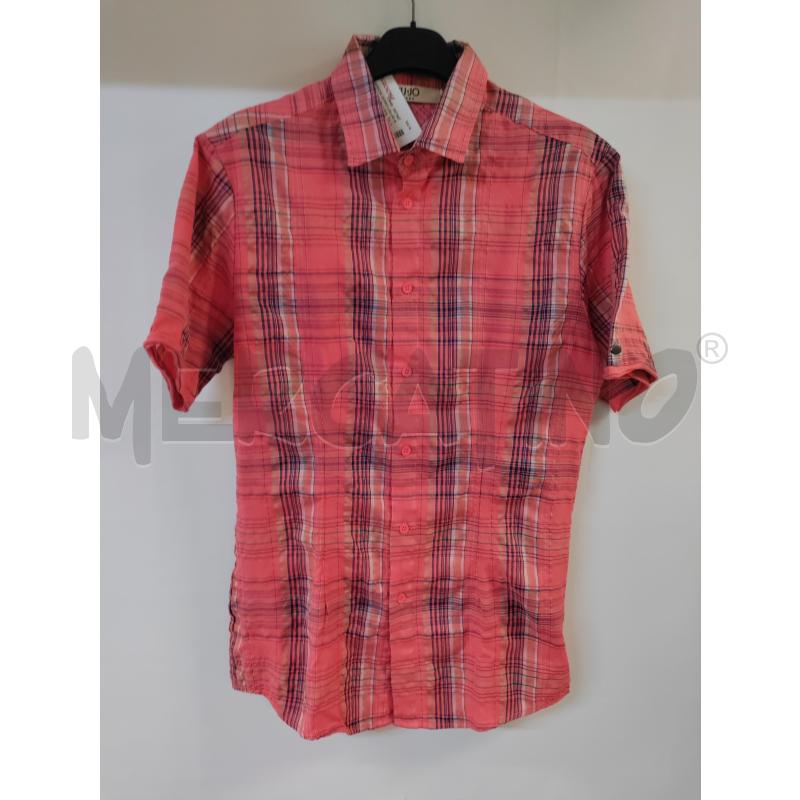 CAMICIA UOMO LIU-JO ARANCIONE BLU RISGATA | Mercatino dell'Usato Acerra 1
