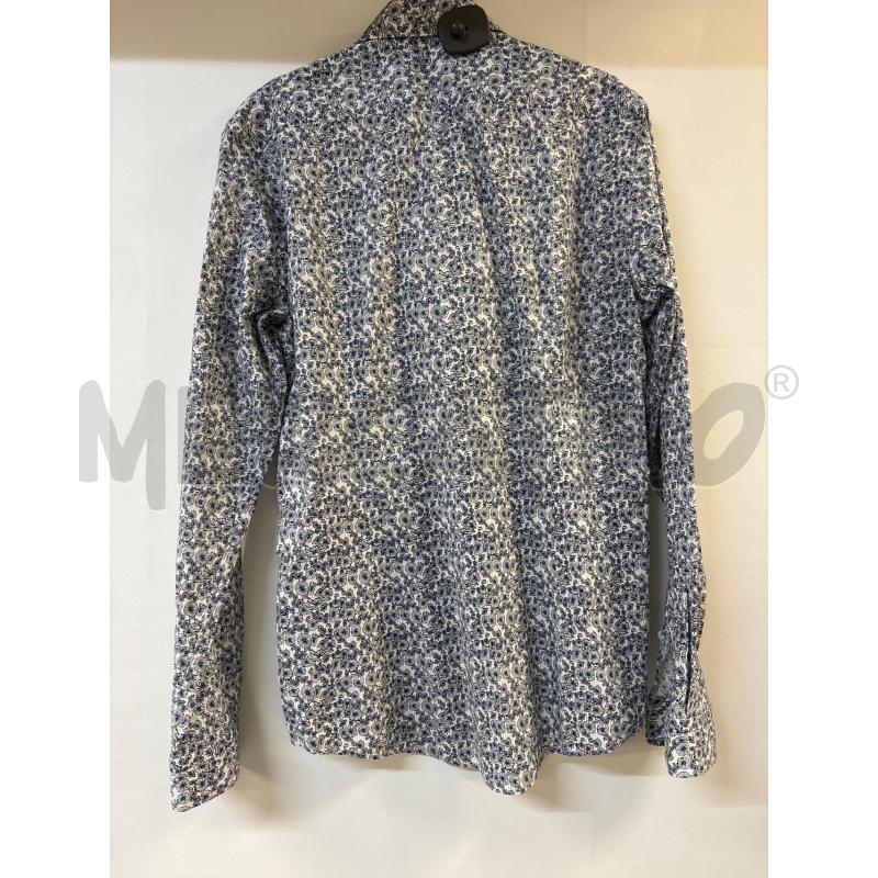CAMICIA UOMO LIU-JO BIANCO FIORI BLU | Mercatino dell'Usato Acerra 3
