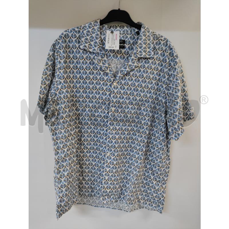 CAMICIA UOMO LIU-JO BIANCO MARRONE AZZURRO | Mercatino dell'Usato Acerra 1