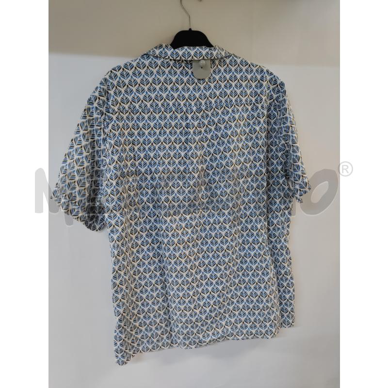 CAMICIA UOMO LIU-JO BIANCO MARRONE AZZURRO | Mercatino dell'Usato Acerra 2