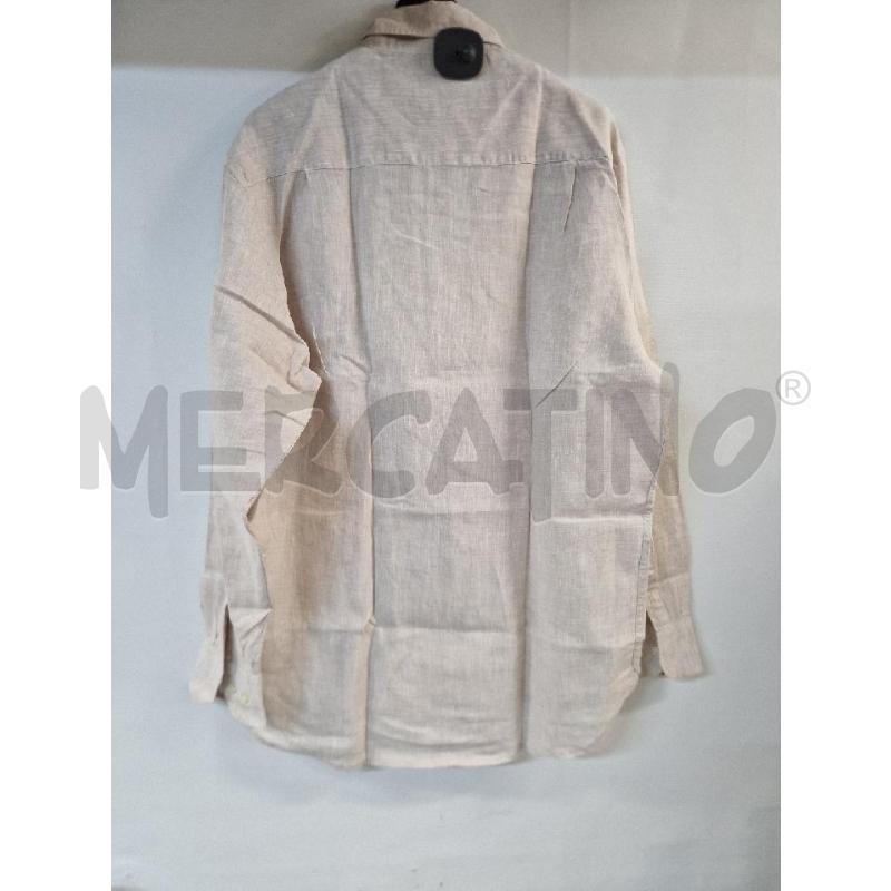 CAMICIA UOMO LUCA D'ALTIERI BEIGE | Mercatino dell'Usato Acerra 2