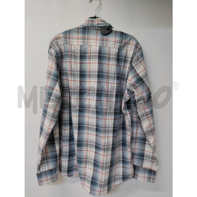 CAMICIA UOMO MCS CELESTE BIANCO | Mercatino dell'Usato Acerra 2