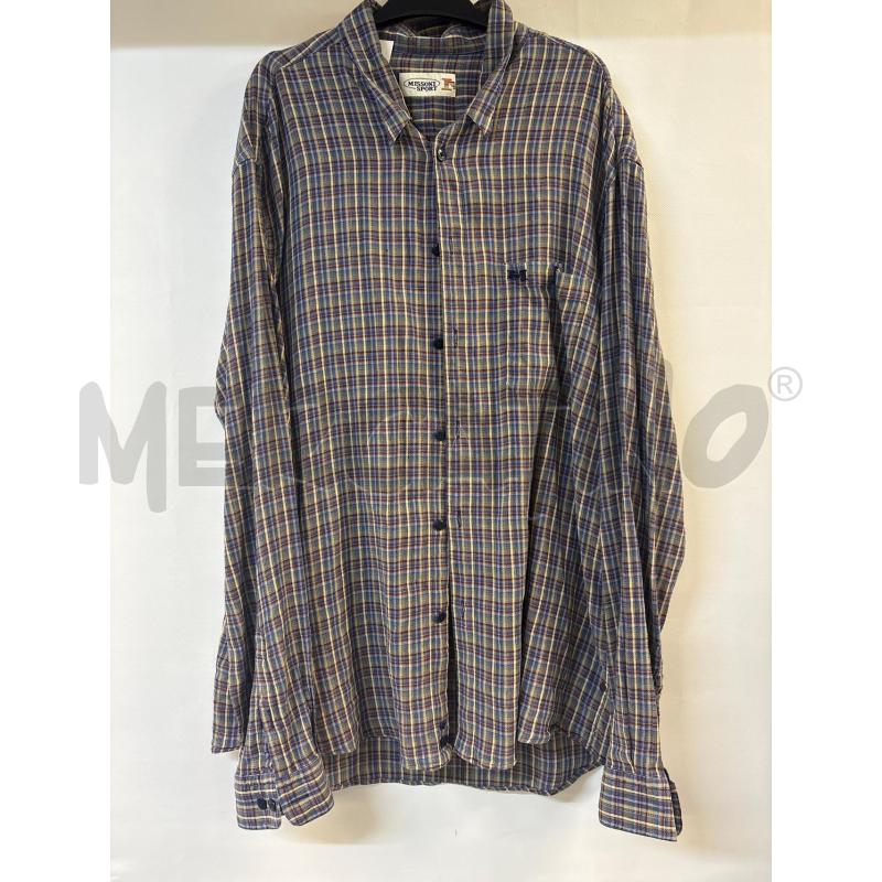 CAMICIA UOMO MISSONI SPORT BEIGE BORDO' AZZURRO | Mercatino dell'Usato Acerra 1