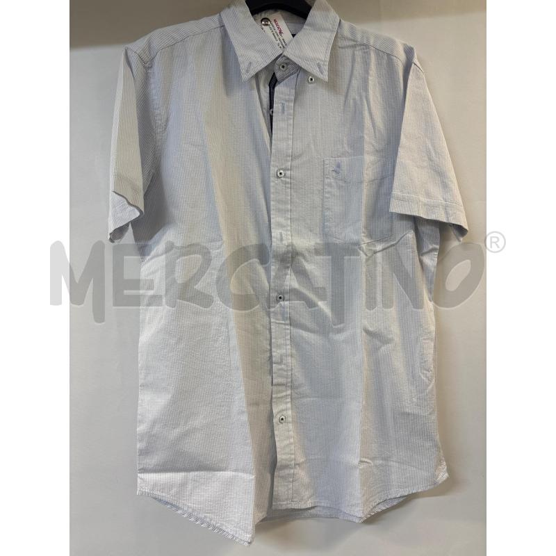 CAMICIA UOMO NAVIGARE CELESTE BIANCO QUADRETTI | Mercatino dell'Usato Acerra 1