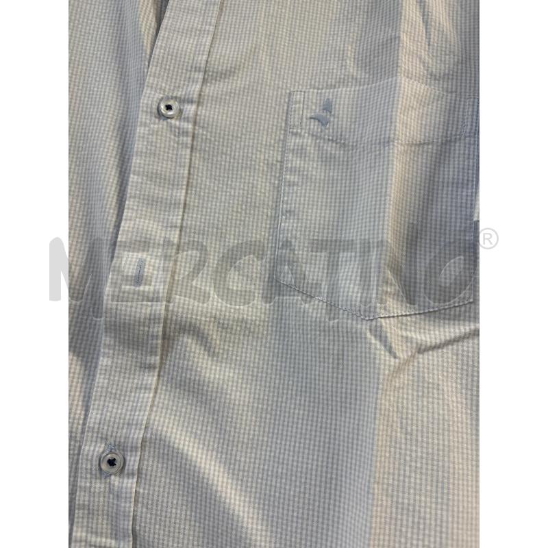 CAMICIA UOMO NAVIGARE CELESTE BIANCO QUADRETTI | Mercatino dell'Usato Acerra 2