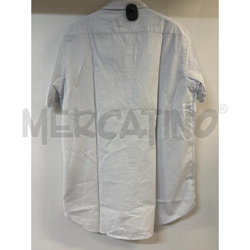CAMICIA UOMO NAVIGARE CELESTE BIANCO QUADRETTI | Mercatino dell'Usato Acerra 3