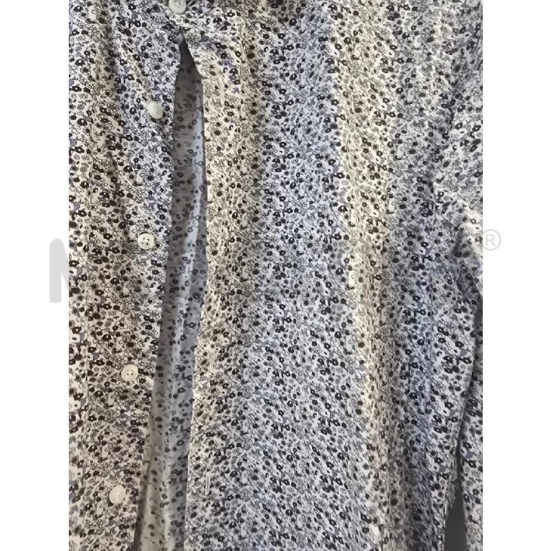 CAMICIA UOMO NAZARENO GABRIELLI BEIGE FIORI MARRONE AZZURRO | Mercatino dell'Usato Acerra 2
