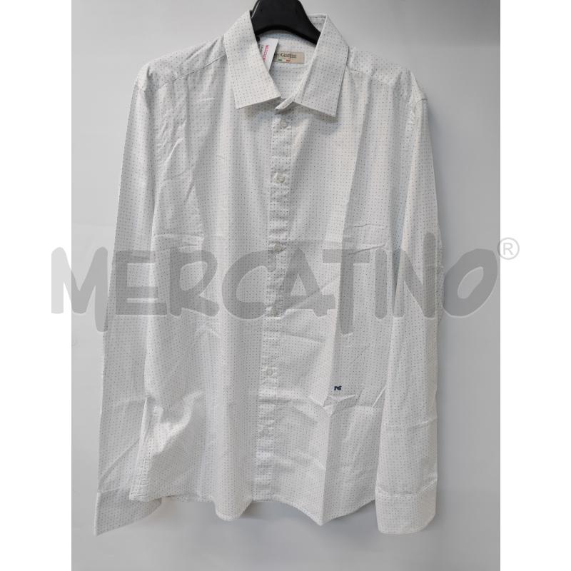 CAMICIA UOMO NERO GIARDINI BIANCO PALLINI CELESTE | Mercatino dell'Usato Acerra 1