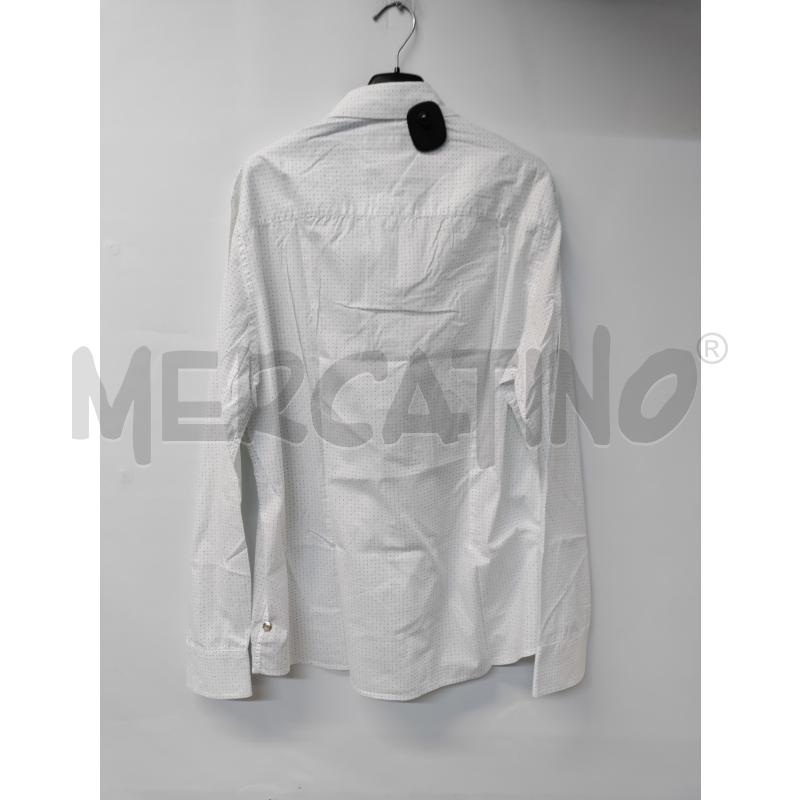 CAMICIA UOMO NERO GIARDINI BIANCO PALLINI CELESTE | Mercatino dell'Usato Acerra 2