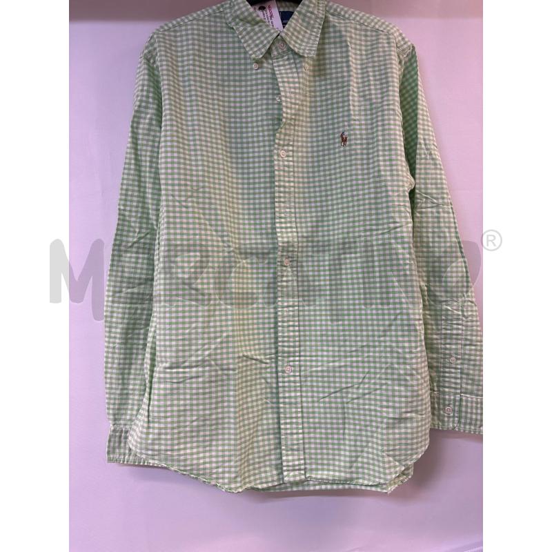 CAMICIA UOMO POLO RALPH LAUREN QUADRI BIANCO VERDE | Mercatino dell'Usato Acerra 1