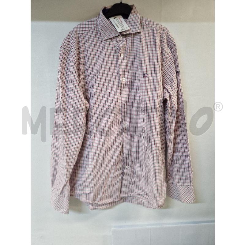 CAMICIA UOMO QUADRI BIANCO ROSA HARMONT&BLAINE | Mercatino dell'Usato Acerra 1