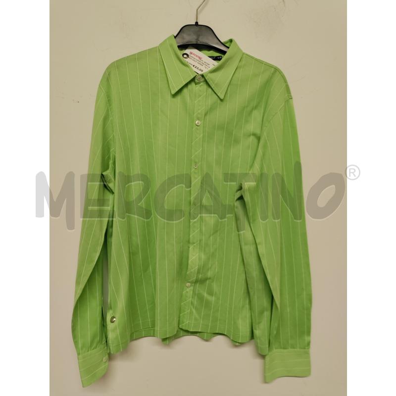 CAMICIA UOMO RALPH LAUREN GOLF VERDE RIGATO BIANCO | Mercatino dell'Usato Acerra 1