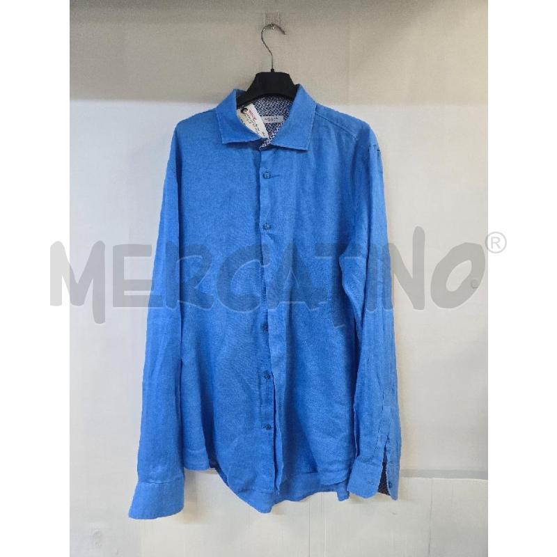 CAMICIA UOMO SOTTOTONO BLU  | Mercatino dell'Usato Acerra 1
