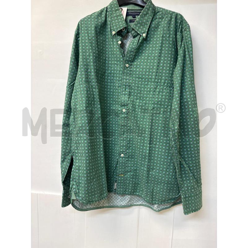 CAMICIA UOMO TOMMY HILFIGER VERDE FIORI | Mercatino dell'Usato Acerra 1