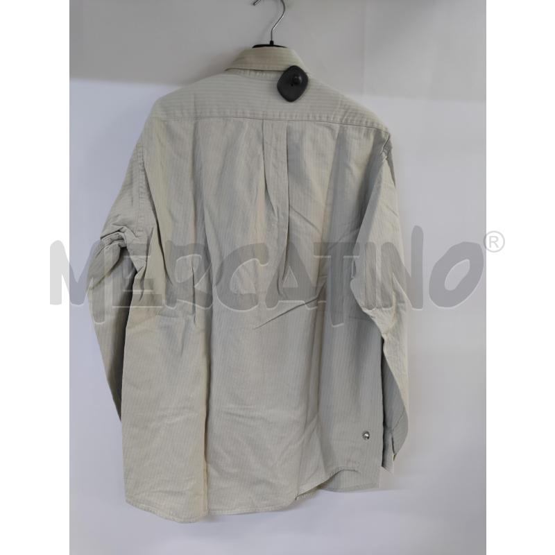 CAMICIA UOMO TRUSSARDI JEANS BEIGE  | Mercatino dell'Usato Acerra 2