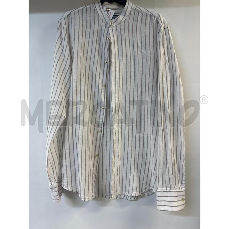 CAMICIA UOMO VISIONARY BIANCO MARRONE | Mercatino dell'Usato Acerra 1