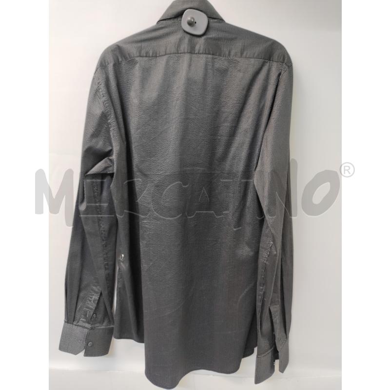 CAMICIA UOMO WE NERO BIANCO RIGATO LUCIDO | Mercatino dell'Usato Acerra 2