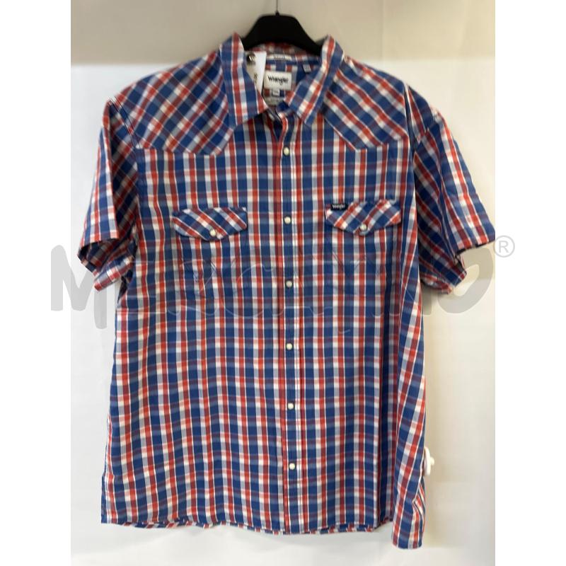 CAMICIA UOMO WRANGLER ROSSO BLU | Mercatino dell'Usato Acerra 1