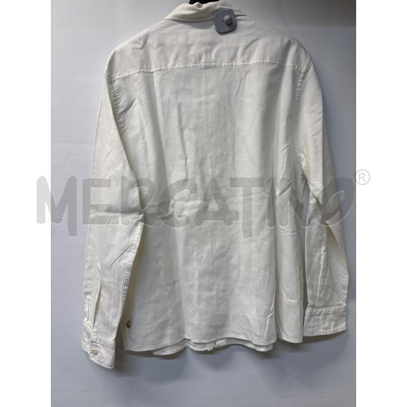 CAMICIA UOMO ZARA BIANCO CON TASCHINO | Mercatino dell'Usato Acerra 2