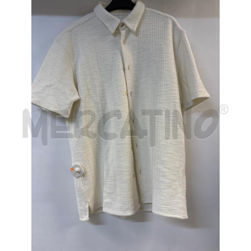 CAMICIA UOMO ZARA BIANCO MEZZA MANICA | Mercatino dell'Usato Acerra 1