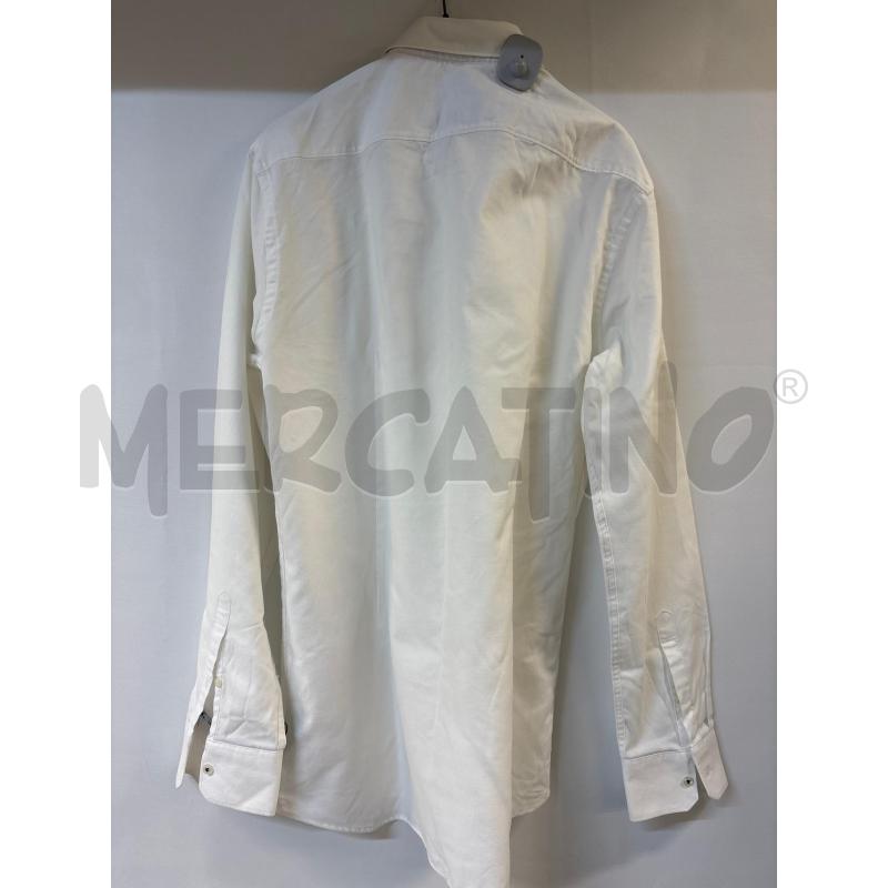 CAMICIA UOMO ZARA BIANCO SLIM FIT  | Mercatino dell'Usato Acerra 2