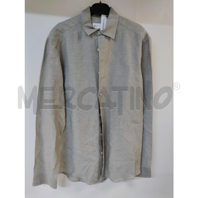 CAMICIA UOMO ZARA GRIGIO | Mercatino dell'Usato Acerra 1