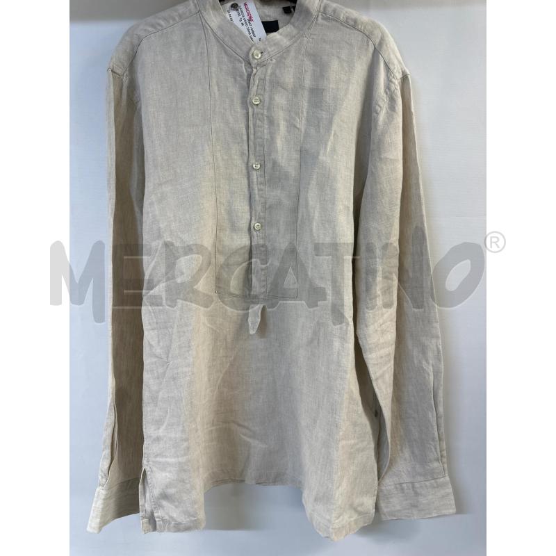 CAMICIA UOMO ZARA MAN BEIGE | Mercatino dell'Usato Acerra 1