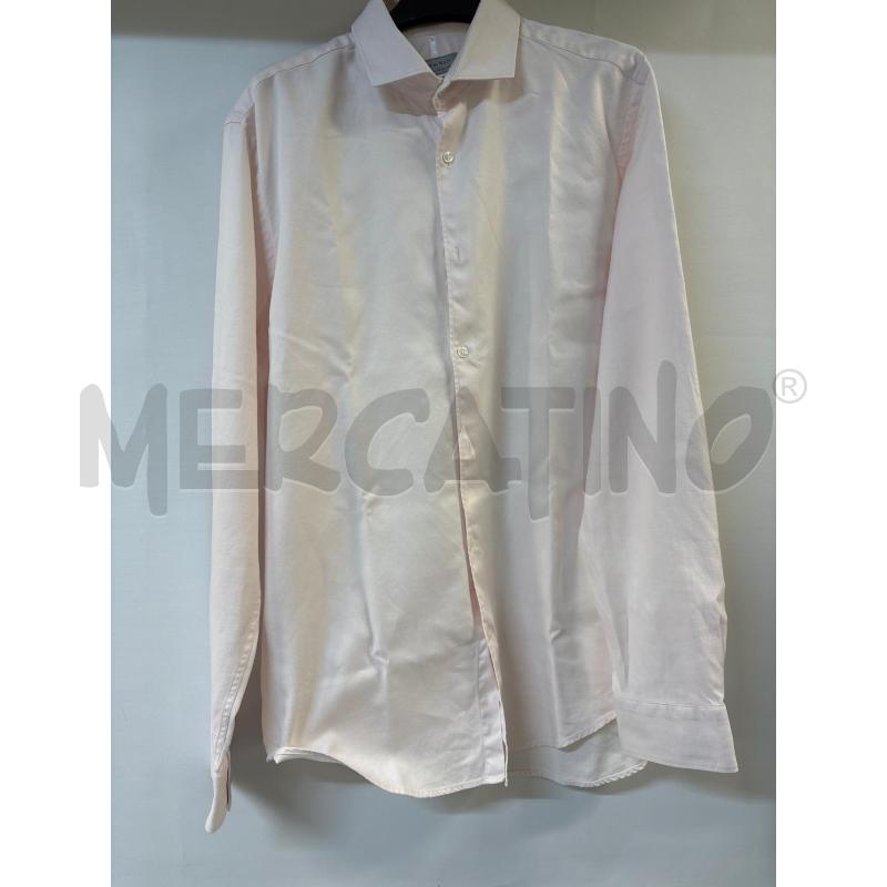 CAMICIA UOMO ZARA MAN ROSA CHIARO SLIM FIT  | Mercatino dell'Usato Acerra 1