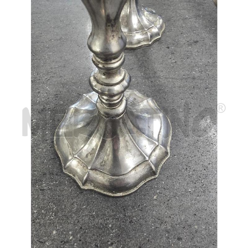 CANDELABRI PZ. 2 SILVER 3 APPOGGI | Mercatino dell'Usato Acerra 3