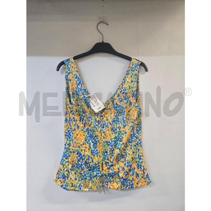 CANOTTA DONNA ANNA BIAGINIARANCIONE BLU VERDE | Mercatino dell'Usato Acerra 1